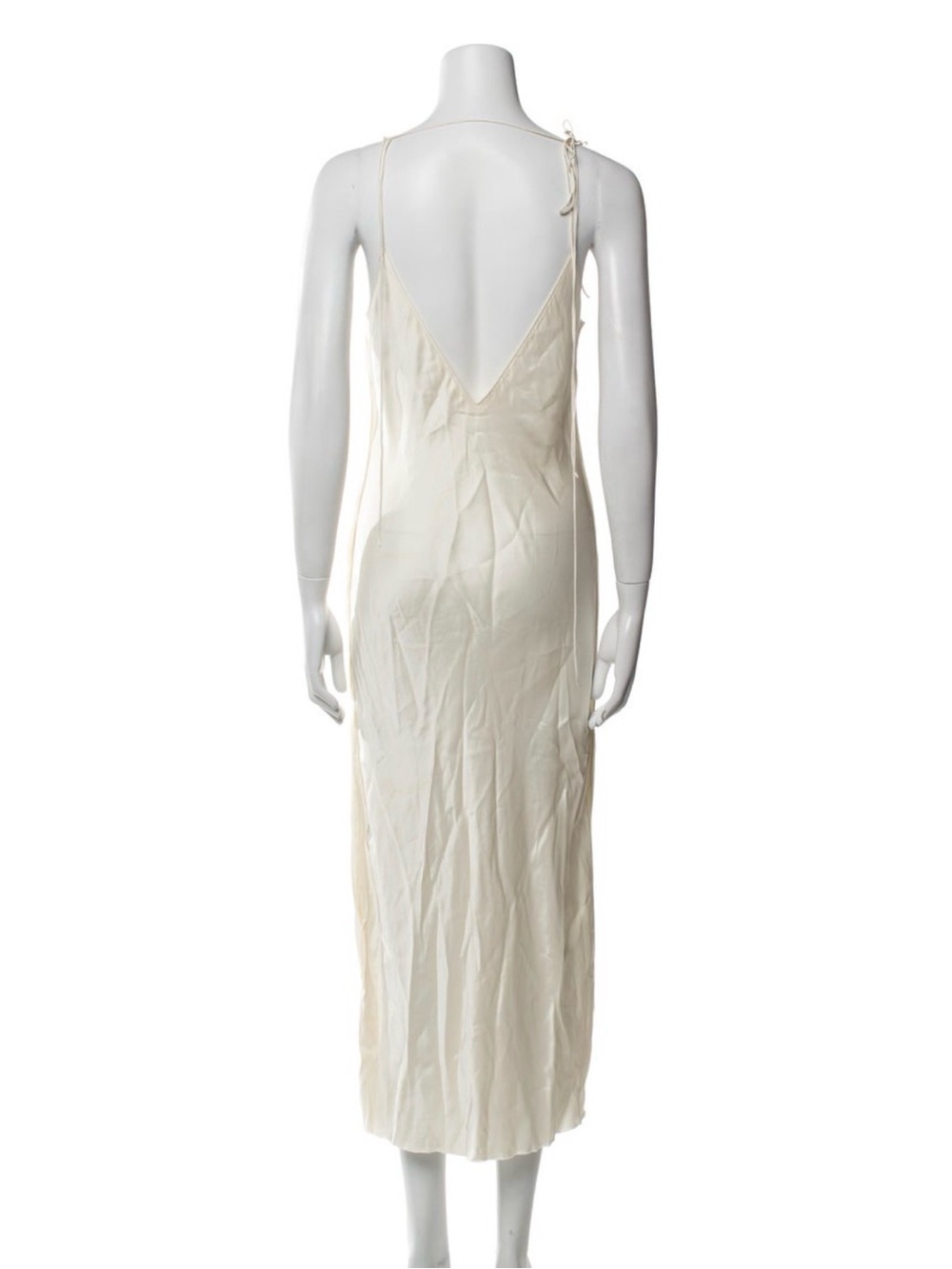 Helmut Lang Low V-Back Slip Dress